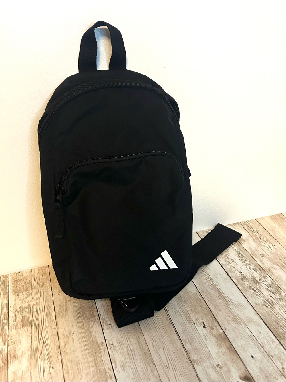 adidas Black Crossbody Bag with White Logo